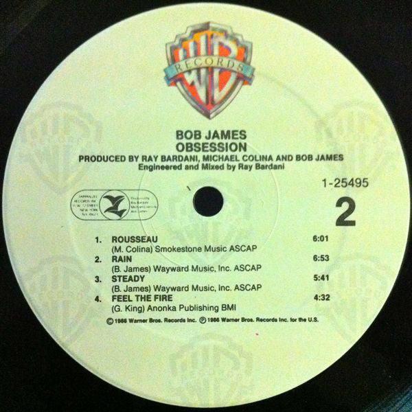 Bob James : Obsession (LP, Album, Sp)