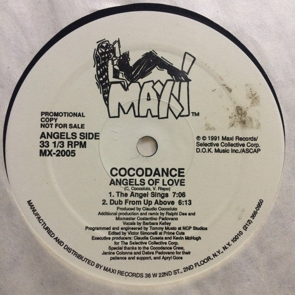 Cocodance : Angels Of Love (12", Promo)
