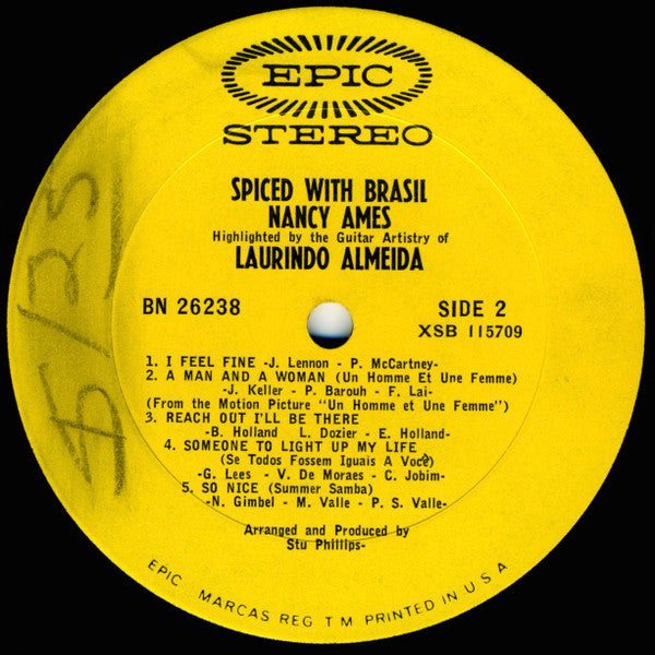 Nancy Ames : Spiced With Brasil (LP, Album)