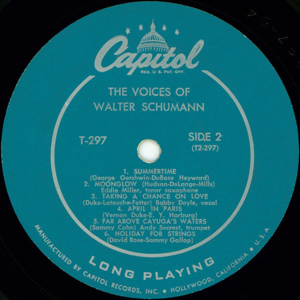 The Voices Of Walter Schumann : The Voices Of Walter Schumann (LP)