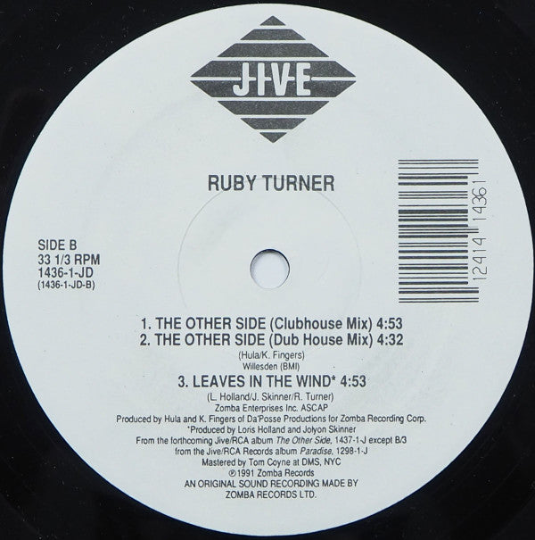 Ruby Turner : The Other Side (12")