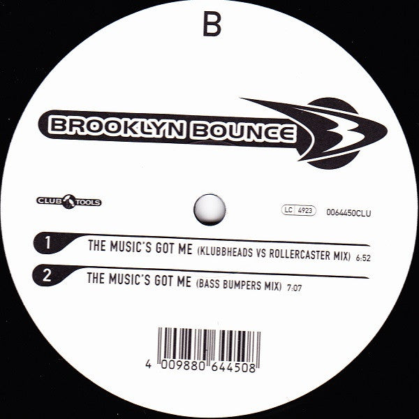 Brooklyn Bounce : The Music's Got Me (12", Blu)