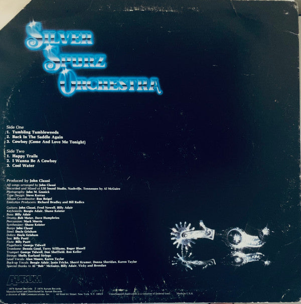 Silver Spurz Orchestra : Silver Spurz Orchestra (LP, Album)