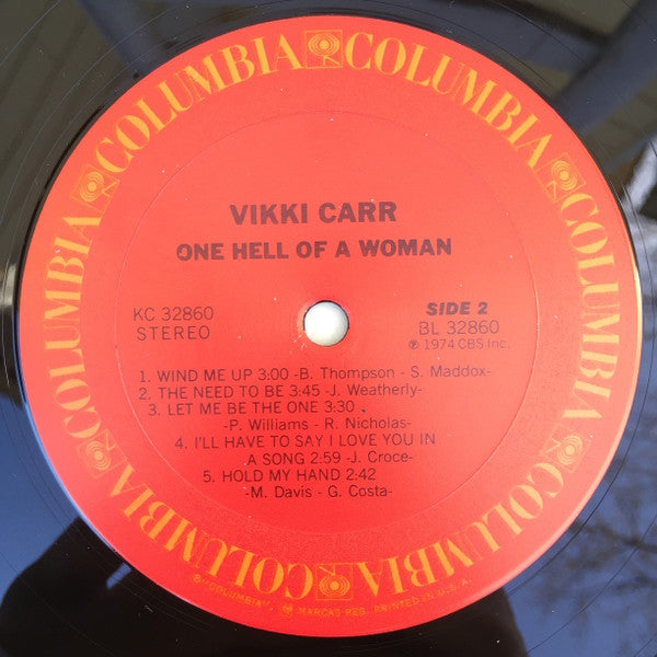 Vikki Carr : One Hell Of A Woman (LP, Album)