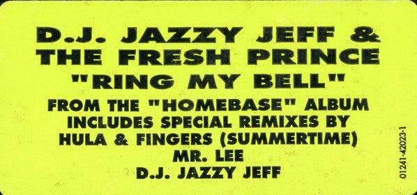 DJ Jazzy Jeff & The Fresh Prince : Ring My Bell (12", Promo)