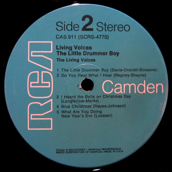 Living Voices : The Little Drummer Boy (LP, Album, RE, Ind)
