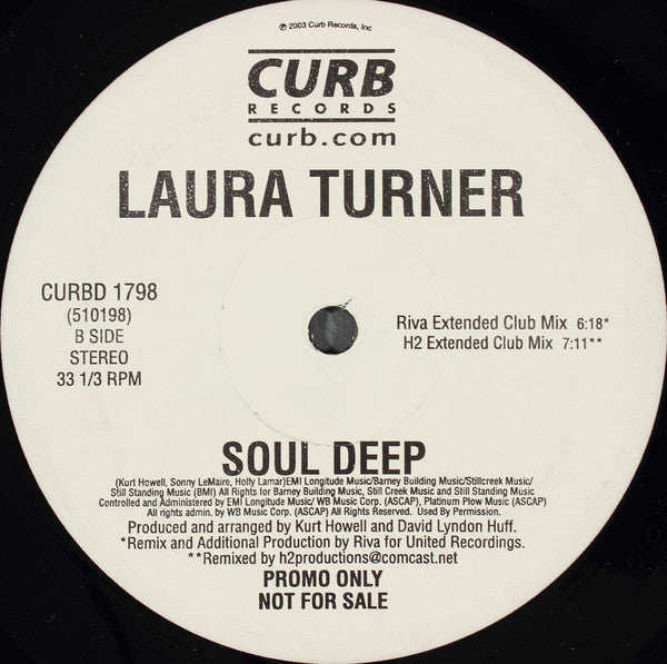 Laura Turner : Soul Deep (2x12", Promo)