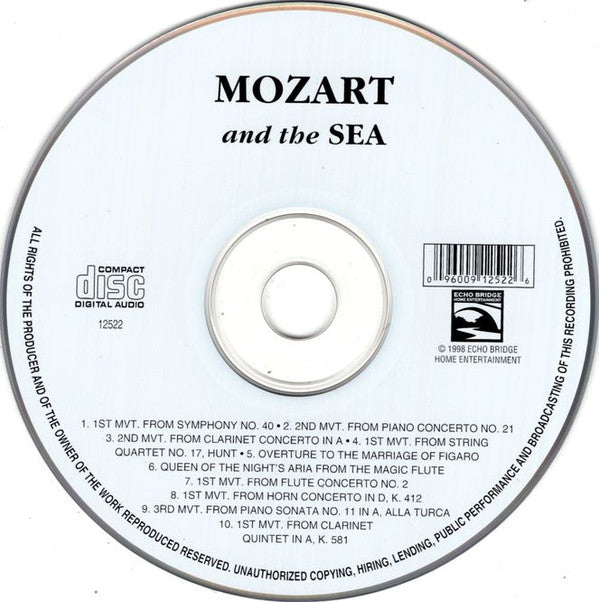 Mother Nature (3) And The London Symphony Orchestra : Mozart And The Sea (CD, Album, Comp)