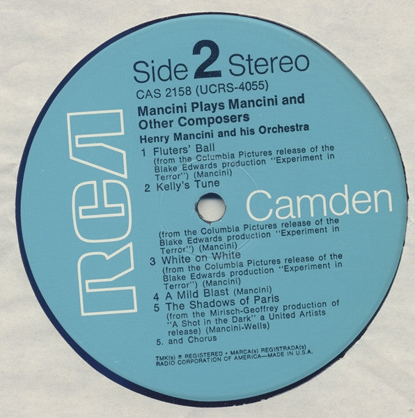 Henry Mancini And His Orchestra : Mancini Plays Mancini (And Other Composers) (LP, Album, RE)