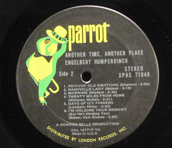 Engelbert Humperdinck : Another Time, Another Place (LP, Album, Ter)