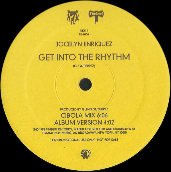 Jocelyn Enriquez : Get Into The Rhythm (12", Promo)