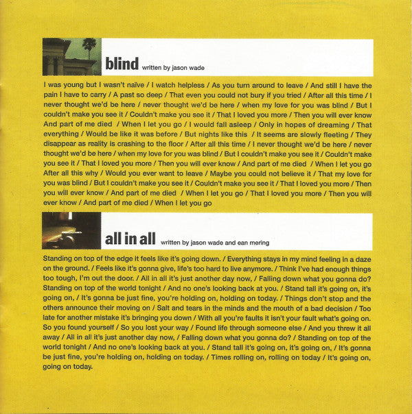 Lifehouse : Lifehouse (CD, Album, Enh, UML)