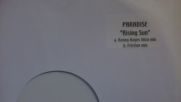 Paradise (3) : Rising Sun (12", Ltd, Promo, W/Lbl)
