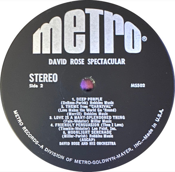 David Rose : Deep Purple (LP)