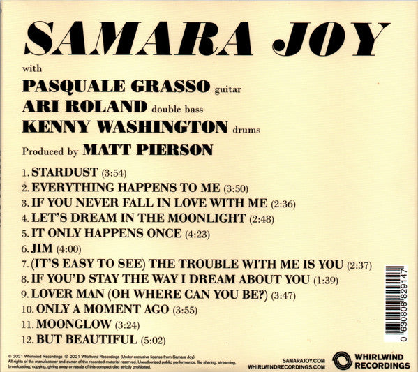 Samara Joy : Samara Joy (CD, Album)