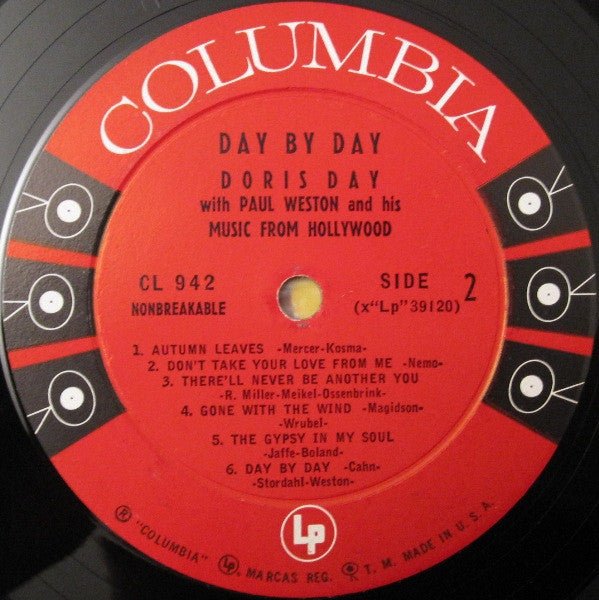 Doris Day With Paul Weston And His Music From Hollywood : Day By Day (LP, Album, Mono, Hol)
