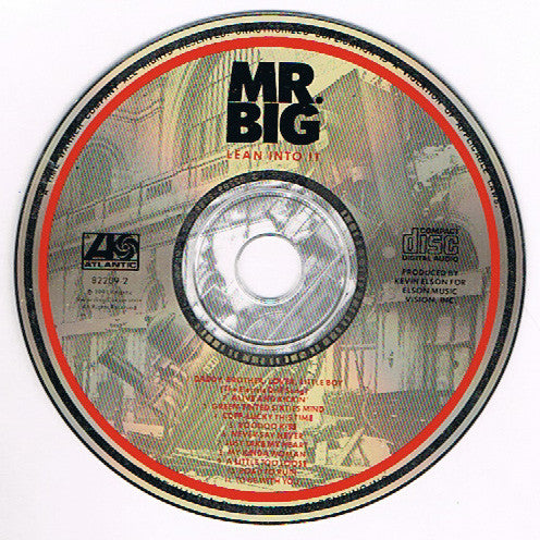 Mr. Big : Lean Into It (CD, Album)