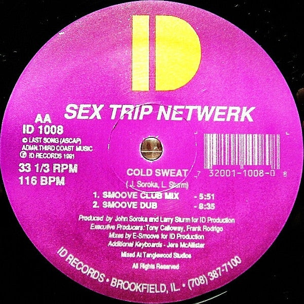 Sex Trip Netwerk : Cold Sweat (12")