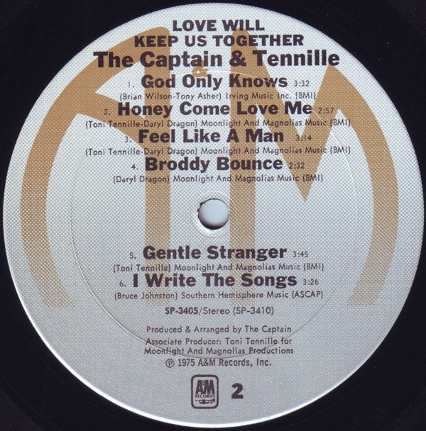 Captain And Tennille : Love Will Keep Us Together (LP, Album)