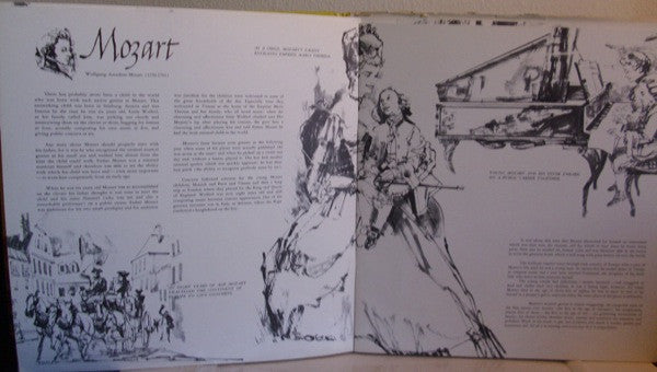 Various : Walt Disney Presents The Great Composers (LP, Mono, Gat)