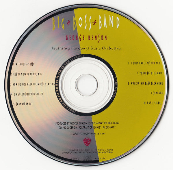 George Benson Featuring The Count Basie Orchestra : Big Boss Band (CD, Album)