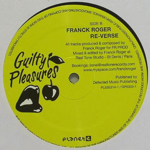 Franck Roger : Re-Scape / Re-Verse (12")