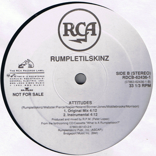 Rumpletilskinz : Attitudes (12", Promo)