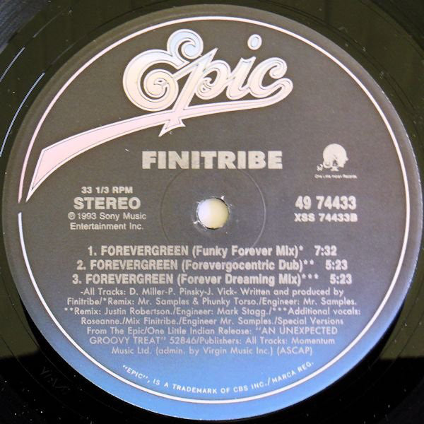 Finitribe : Forevergreen (12")