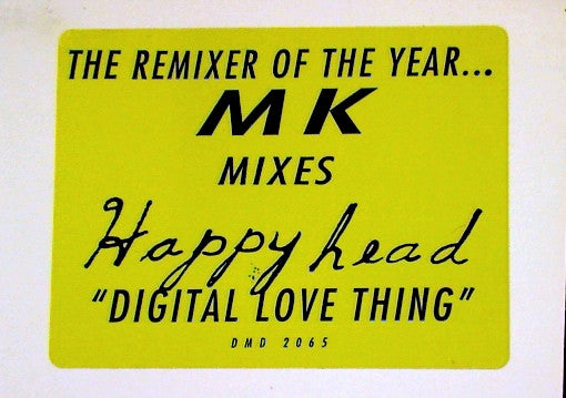 Happyhead : Digital Love Thing (12", Promo)