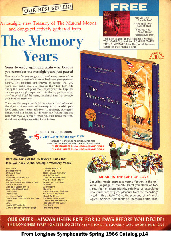 Toni Carroll : Sings Hits Of The Roaring 20's (LP, Album)