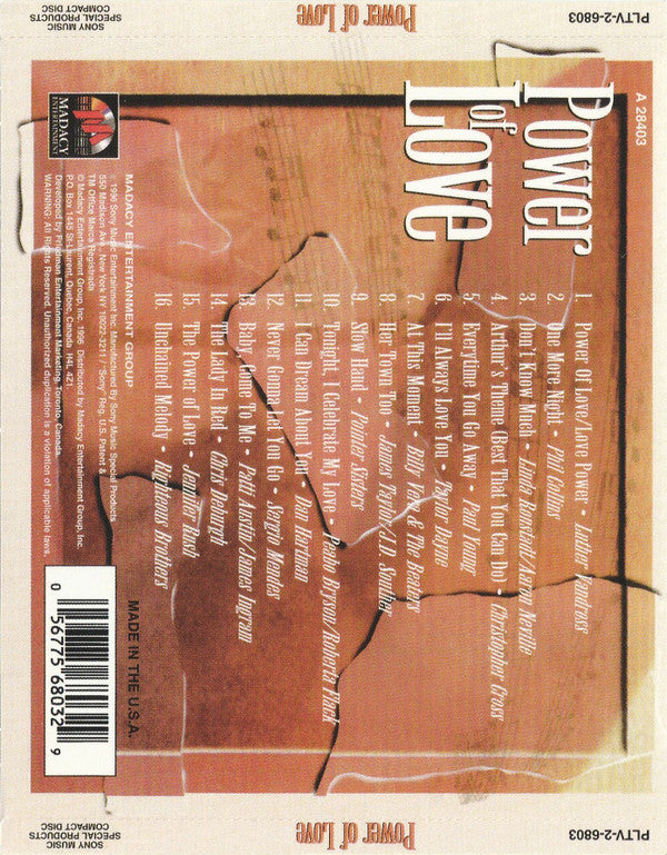 Various : Power Of Love (CD, Comp, RE)