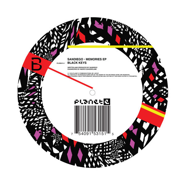 Sandiego : Memories EP (12", EP)
