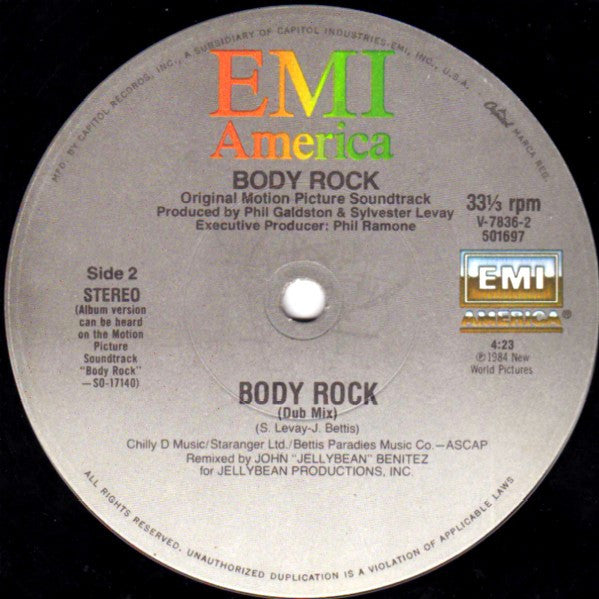 Maria Vidal : Body Rock (12")