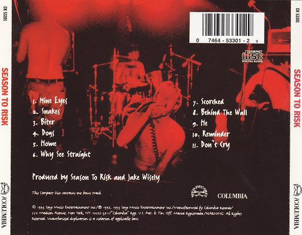 Season To Risk : Season To Risk (CD, Album)