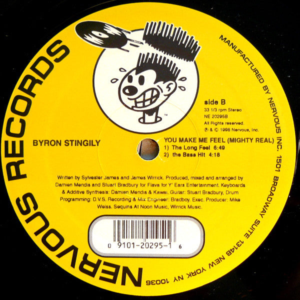 Byron Stingily : You Make Me Feel (Mighty Real) (12")