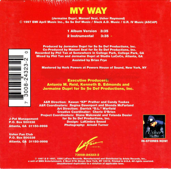 Usher : My Way (CD, Single)