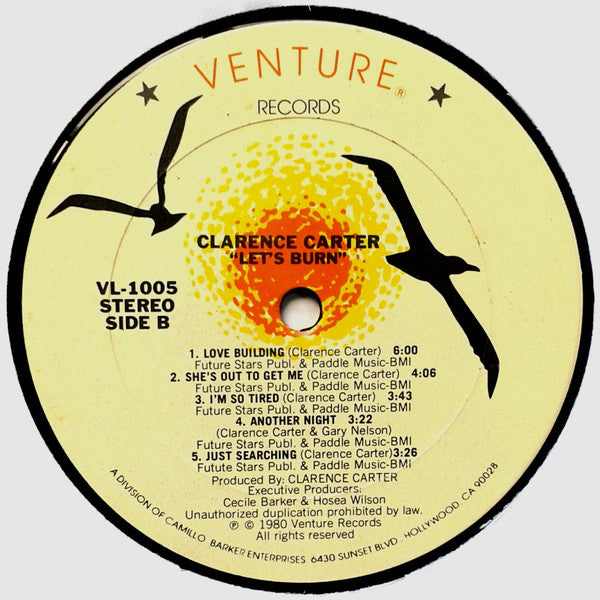 Clarence Carter : Let's Burn (LP, Album)