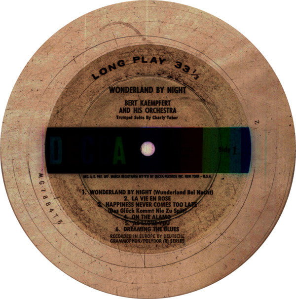 Bert Kaempfert & His Orchestra : Wonderland By Night (LP, Album, Mono)