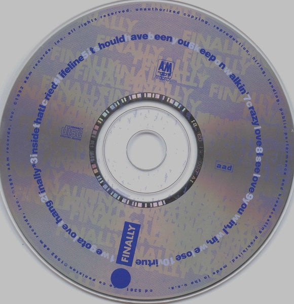 Ce Ce Peniston : Finally (CD, Album, Club)