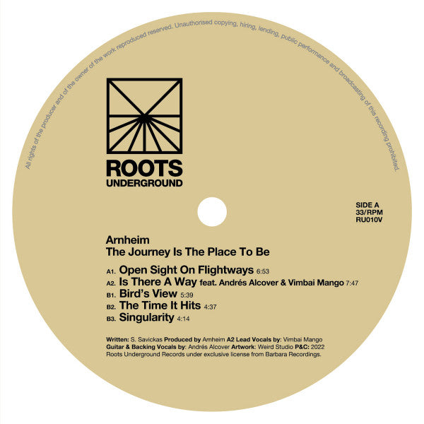 Arnheim (2) : The Journey Is The Place To Be (12")