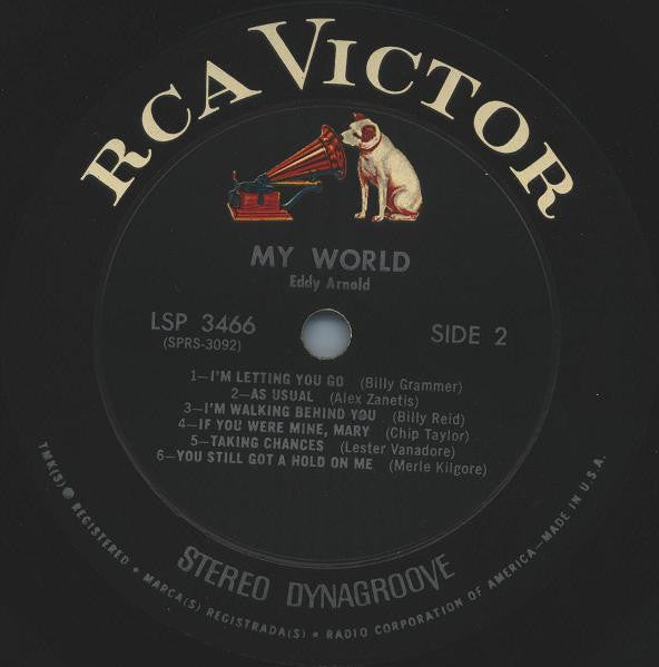 Eddy Arnold : My World (LP, Album, Ro)