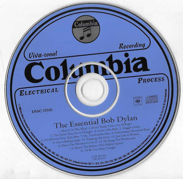 Bob Dylan : The Essential Bob Dylan (2xCD, Comp, Ltd, RE, RM)