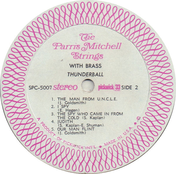 The Parris Mitchell Strings : Thunderball (LP, Album)