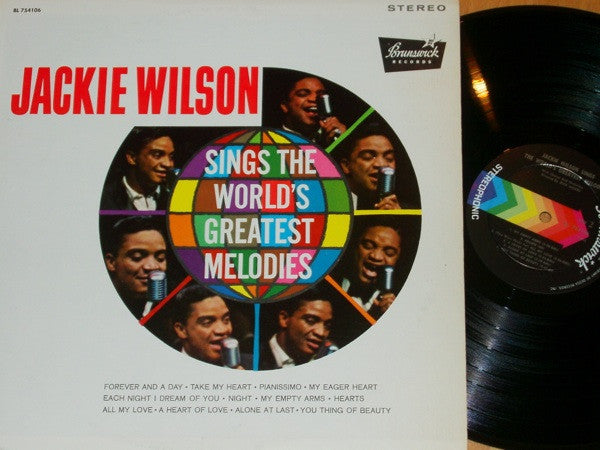 Jackie Wilson : Jackie Wilson Sings The World's Greatest Melodies (LP, Album, RP)