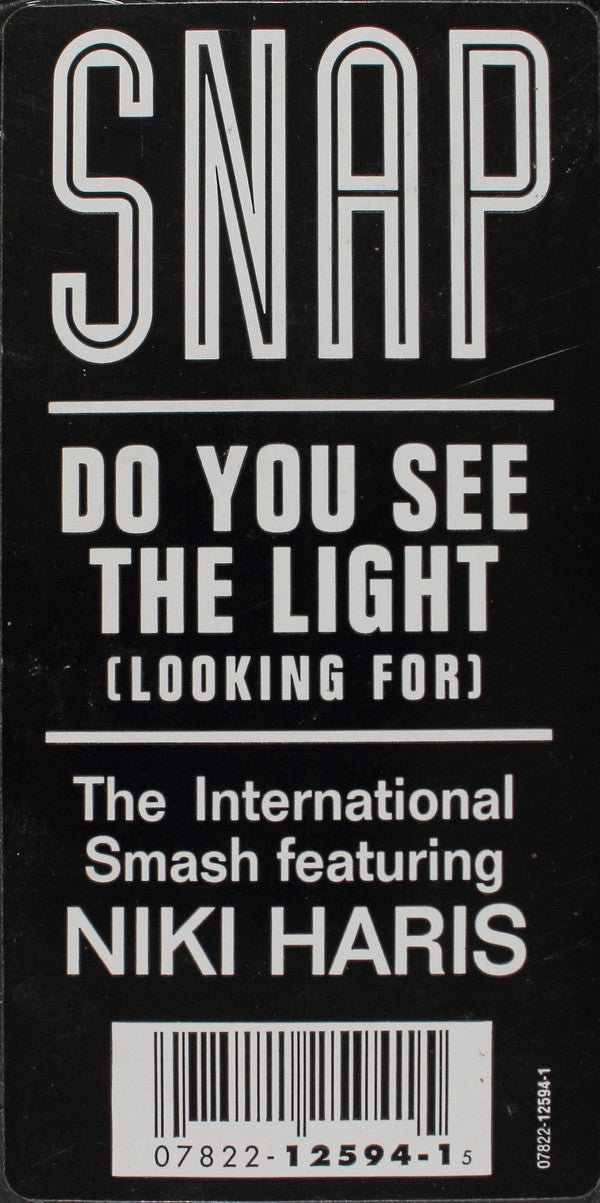 Snap! Featuring Niki Haris : Do You See The Light (Looking For) (12")