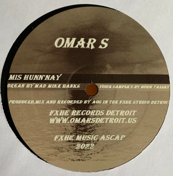 Omar-S : Miss Hunn'nay (12")