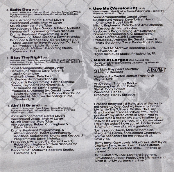 Men At Large : Men At Large (CD, Album)