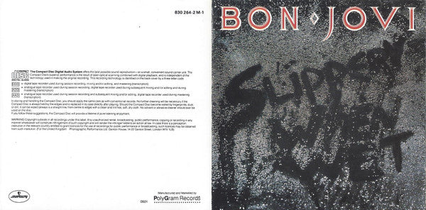 Bon Jovi : Slippery When Wet (CD, Album)