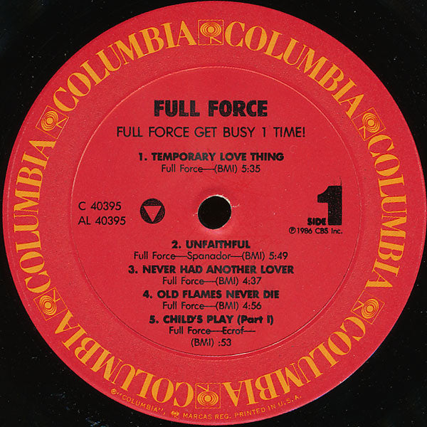 Full Force : Full Force Get Busy 1 Time! (LP, Album)