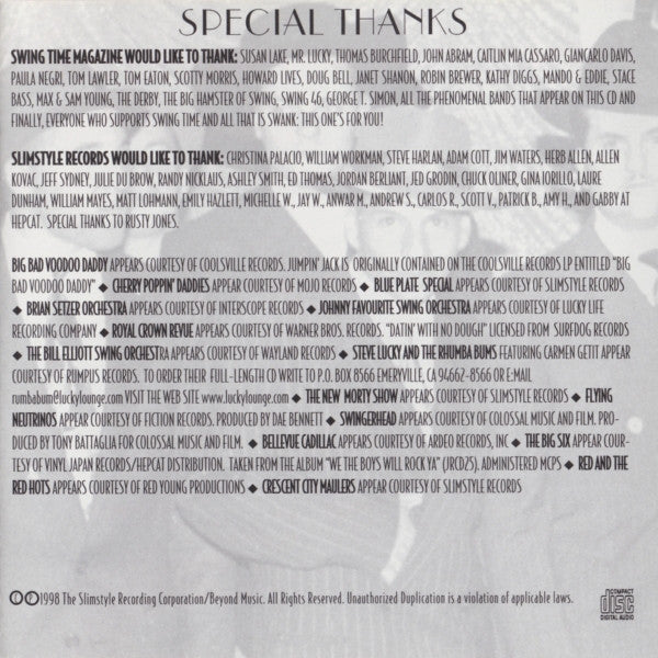 Various : Swing This Baby (CD, Comp)